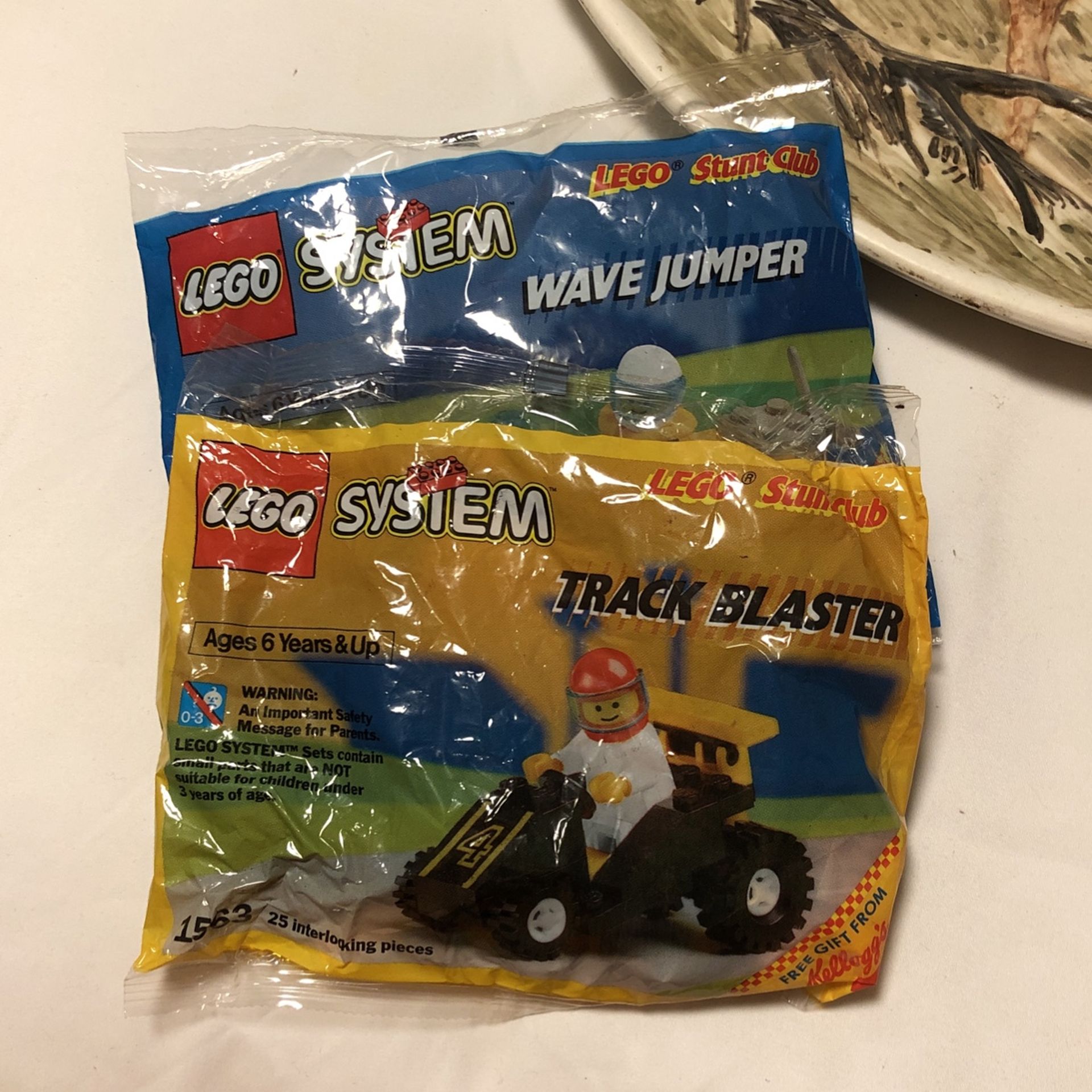Vintage Lego System Wave Jumper And Track Blaster Set 1990