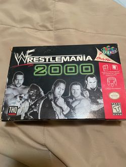 N64 Wrestlemania 2000 empty box