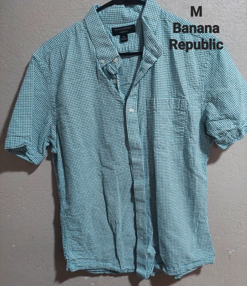 BANANA REPUBLIC MEDIUM MEN SHIRT (CAMISA PARA HOMBRE TALLA MEDIANA)