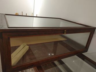 Glass and Wood Display Case