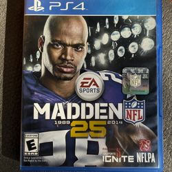 PS4 NFL Madden 25