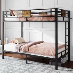 Sturdy twin bunk bed