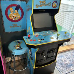 The Simpsons Arcade 1 Up Cabinet