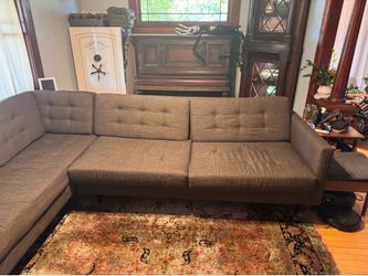 Grey L Shaped Couch - must go today