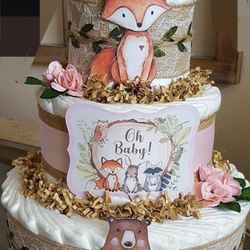 Custom Made Diaper Cake