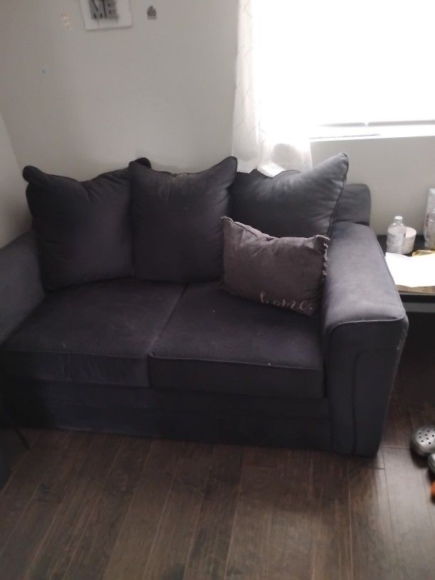 Blue Love Seat