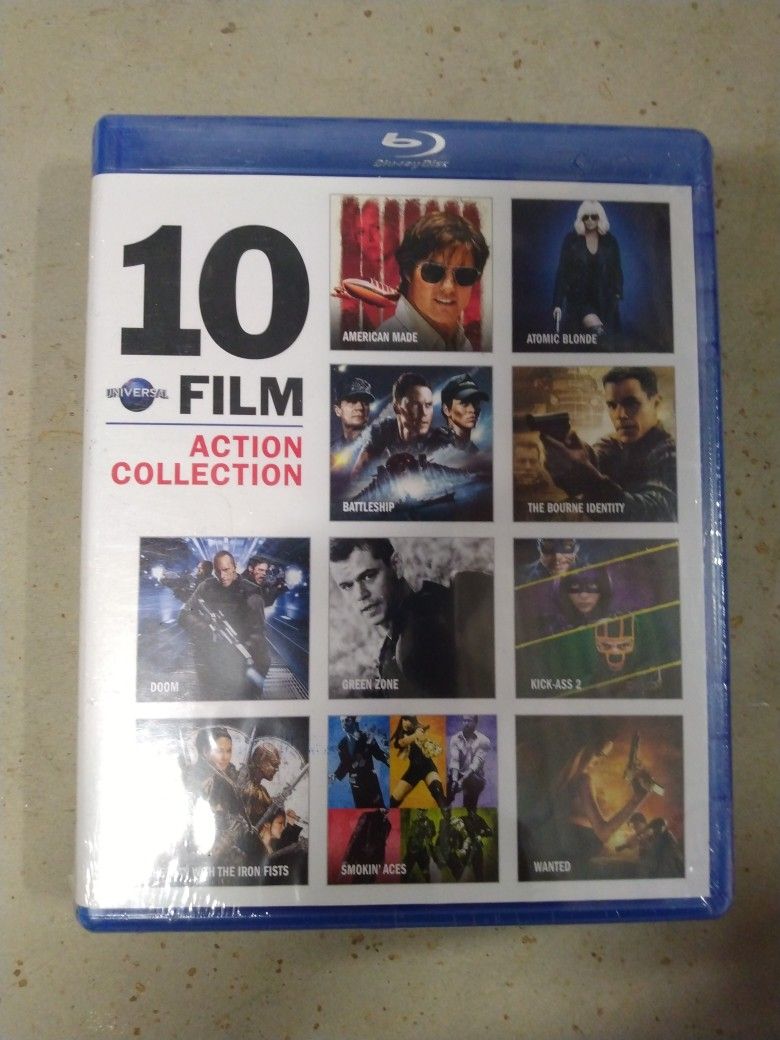 Universal Studios 10 Action Films Collection In Blu-ray
