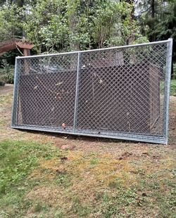 Temp fence panels
