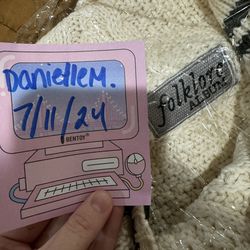 Taylor Swift OFFICIAL MERCH Folklore Cardigan" XL/XXL Original Release