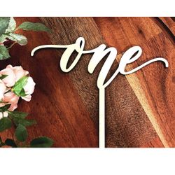 First birthday cake topper