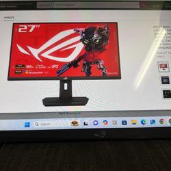 ASUS ROG Strix 27” QHD (2560x1440) HDR400 USB-C Gaming Monitor (XG27ACS), 180Hz,1ms, Fast IPS, 133% 