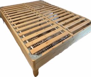Ikea Espevar Wooden Slatted Bed Frame