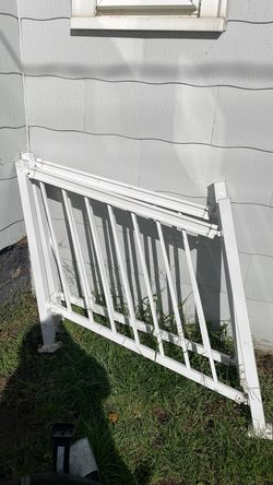 2 outside hand rails 2 aluminum