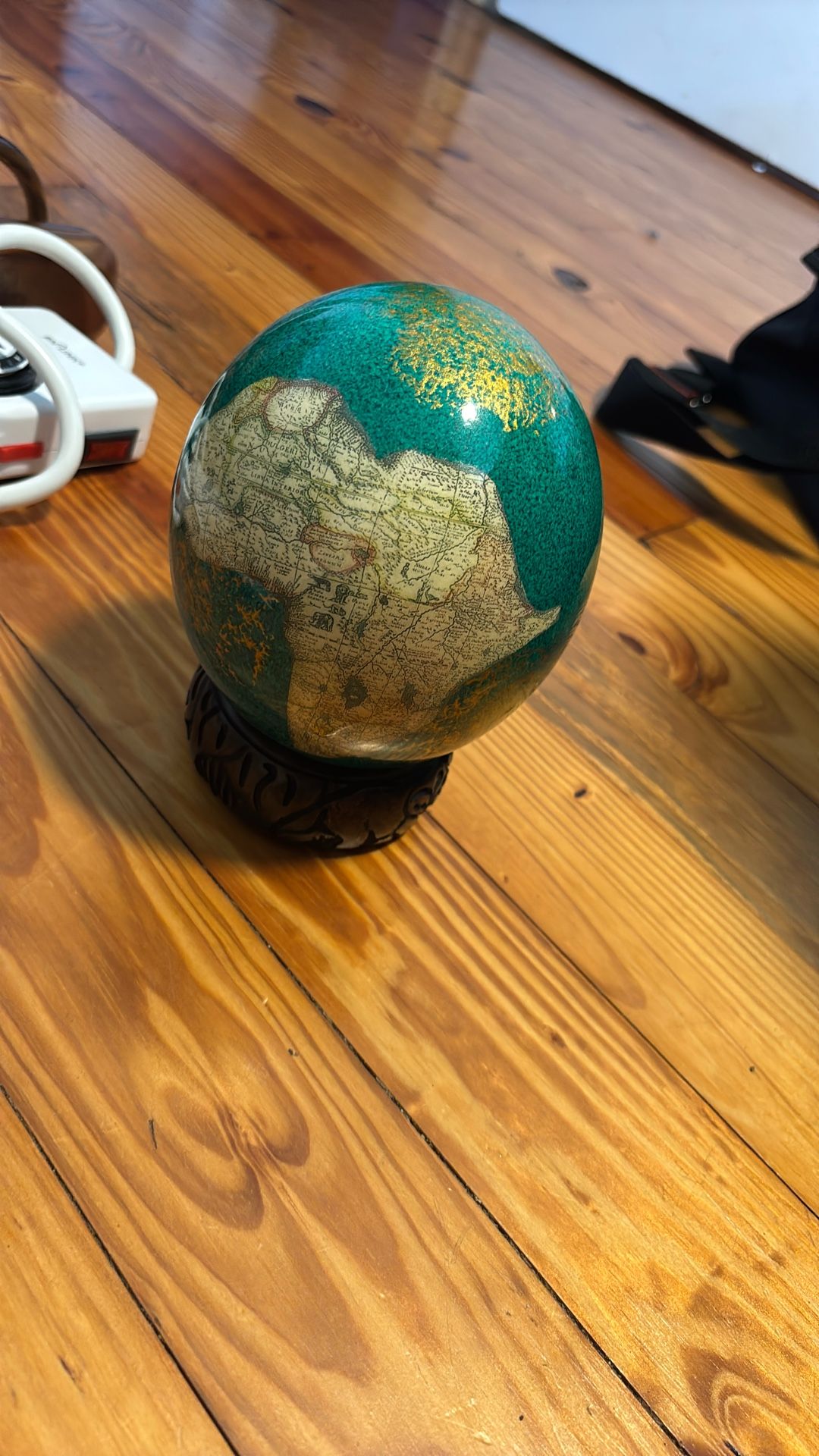 African Hand Made Small Globe