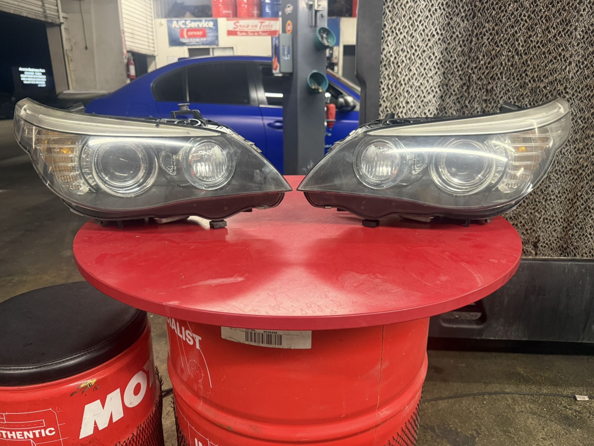 BMW E60 LCI Headlights Oem Xenon