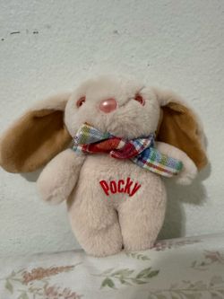 Pocky Bunny Stuffed Animal Keychain