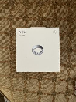 Oura Ring Silver Size 8 