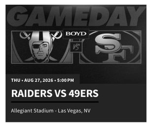 49ers vs Raiders
