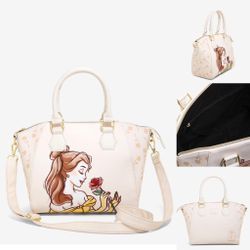 Loungefly Disney Beauty And The Beast Belle Sketch Bag