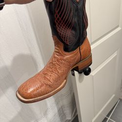 Genuine Ostrich Skin Boots