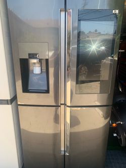 LG black fridge/freezer