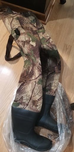 Kid's Lone Cone Fishing Waders-Boot foot Chest Waders Trout Camo