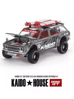 Mini GT x Kaido House 1/64 Datsun KAIDO 510 Wagon 4x4 Offroad V1