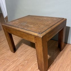Antique end table