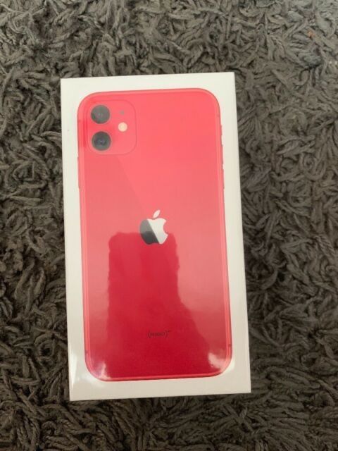 IPHONE 11 RED 64 GB FACTORY UNLOCKED SEALED/ PAID OFF. ALL IPHONE 11 COLORS ARE AVAILABLE