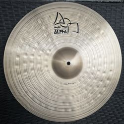 Vintage 1990s Paiste Alpha 20” Full Ride  Cymbal