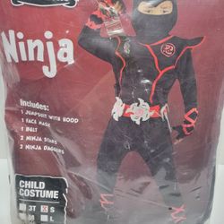 Ninja Halloween Costume Kids Small