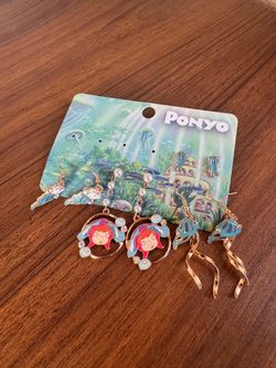 Ponyo Earring Set