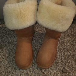 UGG Bailey Button Triplet Tall Women's Boot SN 1873 