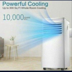Portable Air Conditioners 10,000 BTU,Cooling, Dehumidifier & Fan 3-in-1, Air Conditioner Portable with Remote Control & Window Kit, Quiet AC Unit