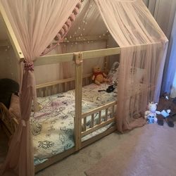 Montessori Canopy Bed Set - $350 OBO! 