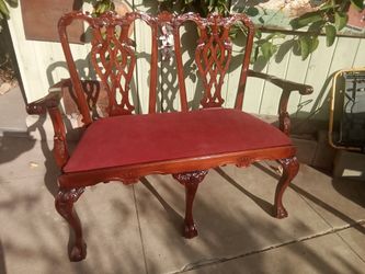 Victorian loveseat