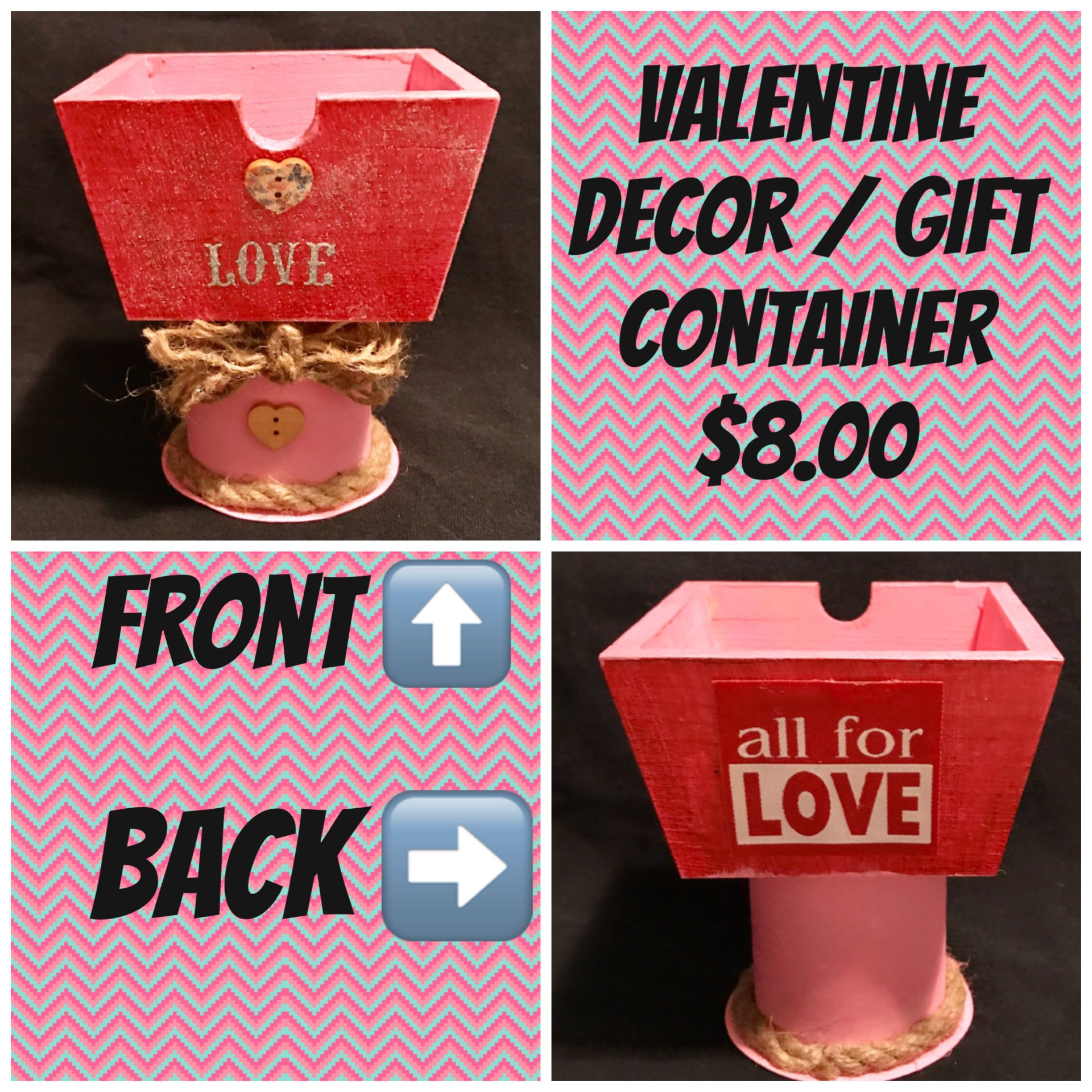 Valentine Decor / candy container