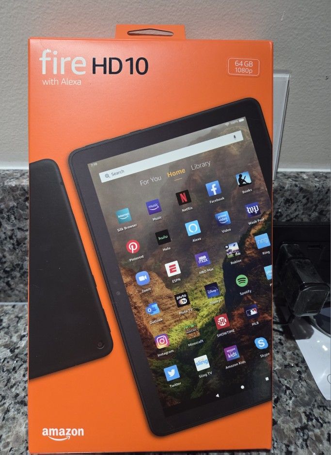 NEW - Amazon Fire HD 10 - 64gb With Keyboard