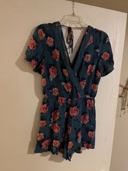 Teal Romper