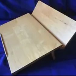 Vintage Levenger Maple Wood Editor's Desk w/ Book Stand