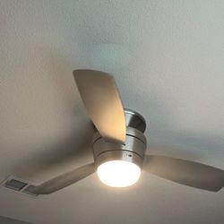 Harbor Breeze Mazon 44-in LED Flush Mount Ceiling Fan