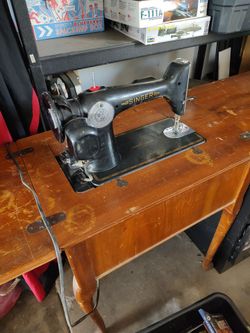 Antique sewing machine singer