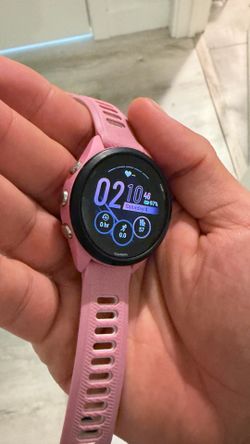 Garmin Forerunner 265S GPS Smartwatch - Light Pink (42mm) - Great Condition