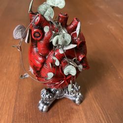 String Of Hearts In A Heart Planter 