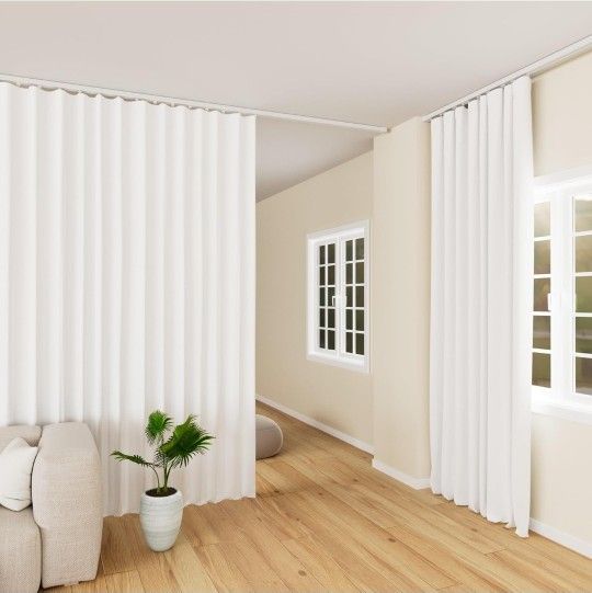 Room Divider Curtains, Blackout Ceiling Track Curtains