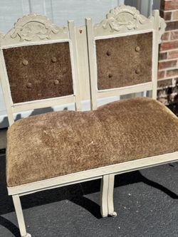 Boho Shabby Chic Antique Style Settee