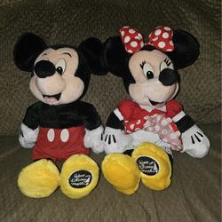 MICKEY AND MINNIE WALT DISNEY WORLD PLUSH