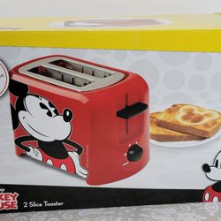 Disney Mickey Mouse 2-Slice Toaster Mickey Mouse Imprint DCM-21 NEW