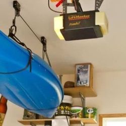 Overheard Pulley Hoist For Bikes Or Canoes