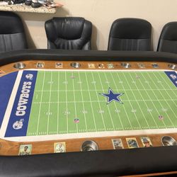Regulation Size Custom Cowboys Poker Table